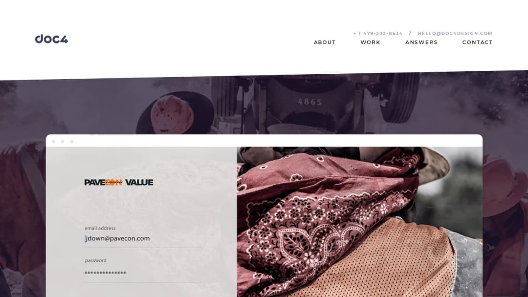 Screenshot of Doc4's Website