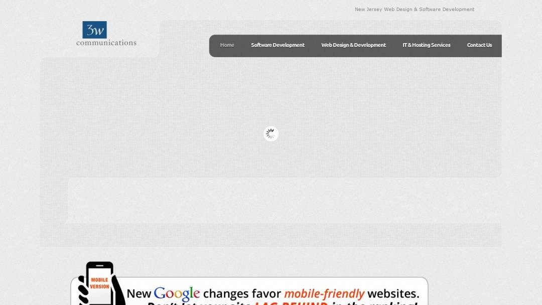 Screenshot of World Wide Web Communications's Website