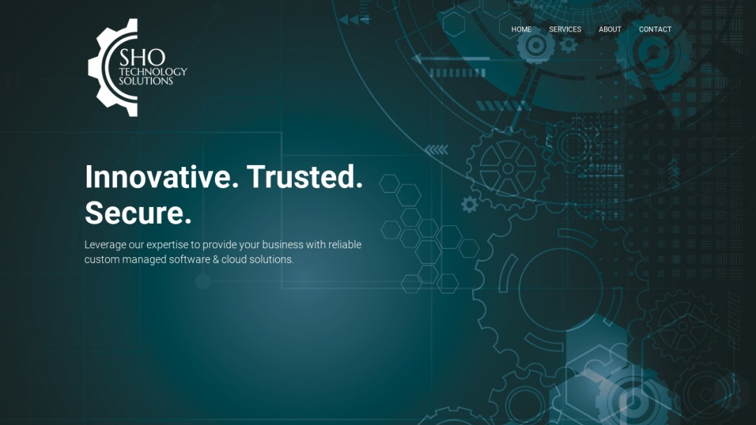 Screenshot of Sho Technology Solutions, LLC's Website