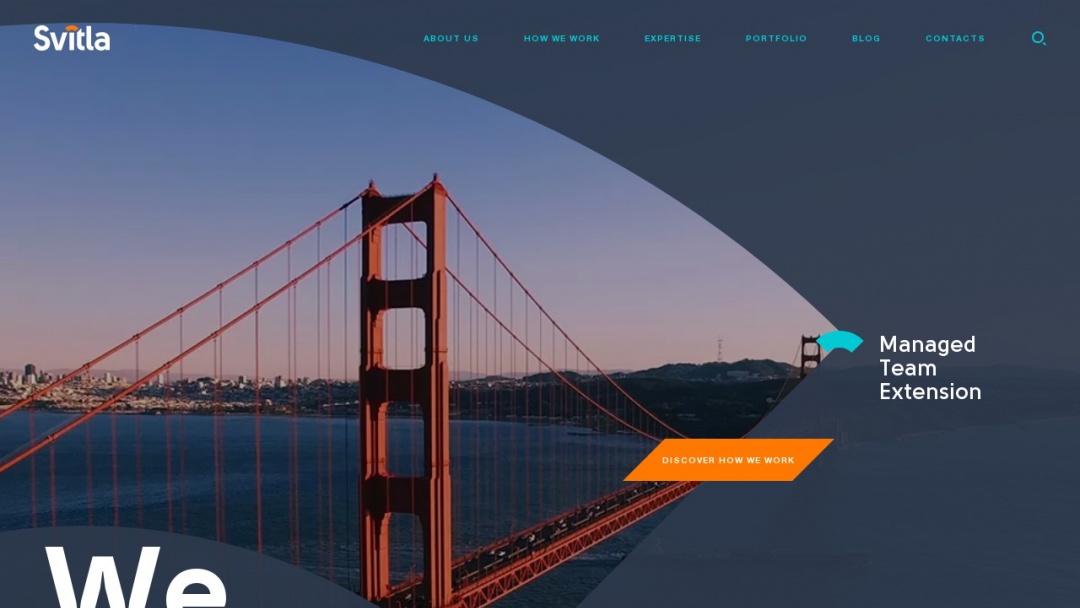 Screenshot of Svitla Systems's Website