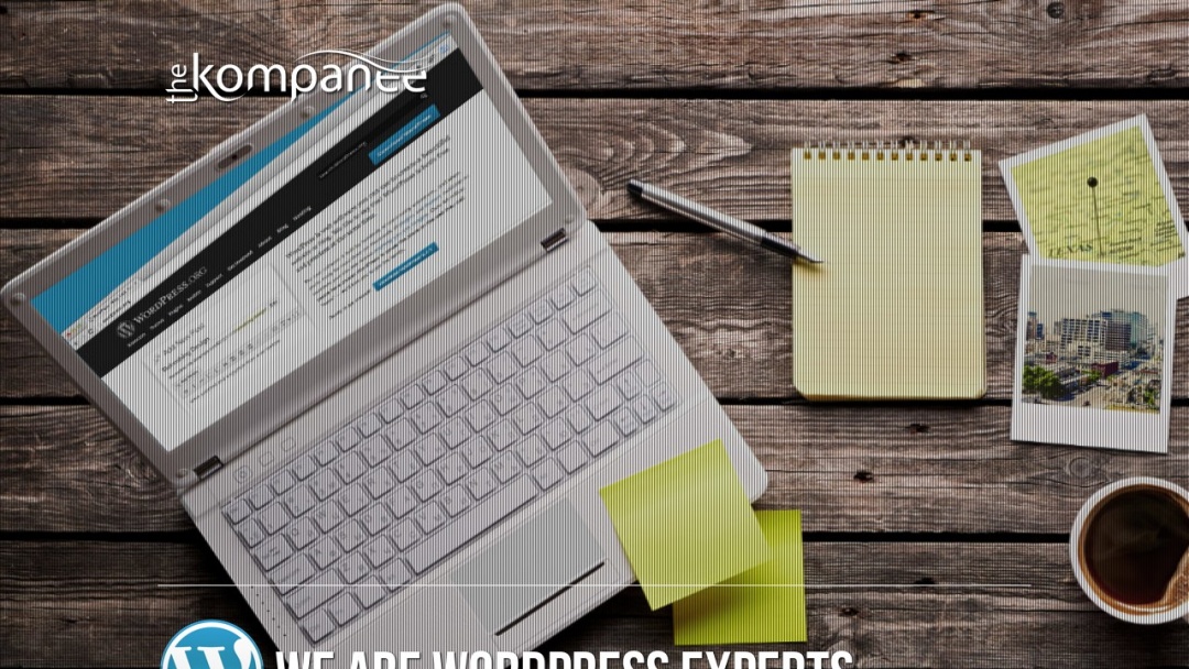 Screenshot of The Kompanee's Website