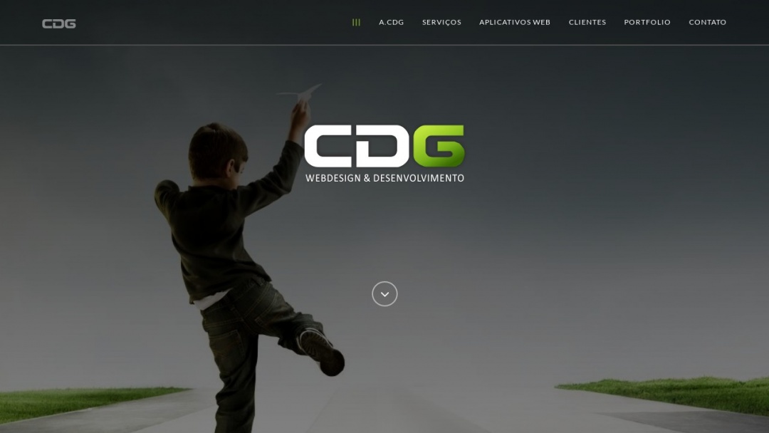 Screenshot of Agência CDG's Website