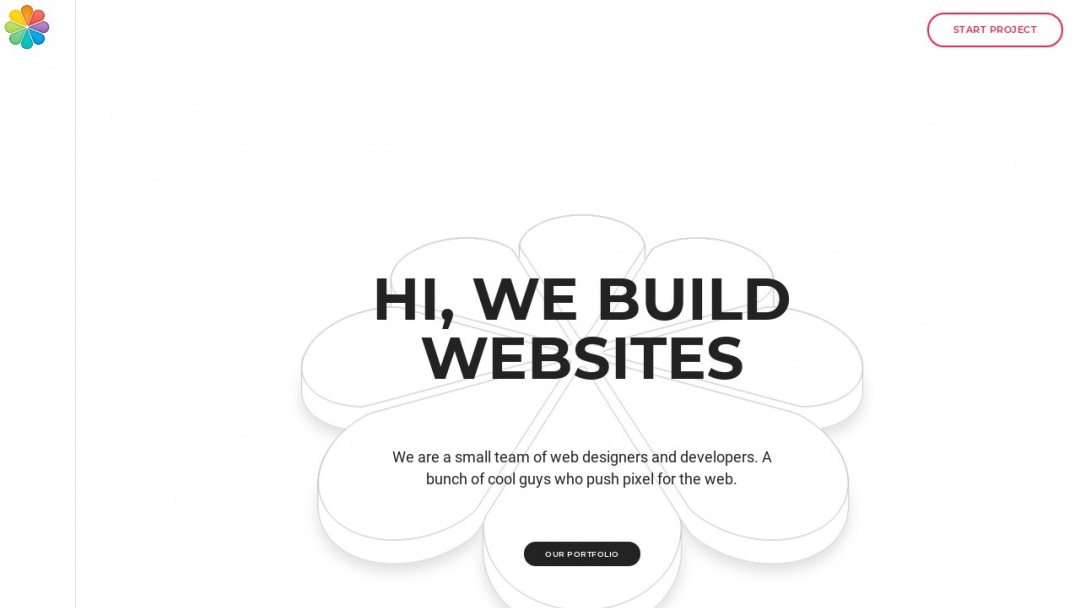 Screenshot of Avioc Web Design's Website