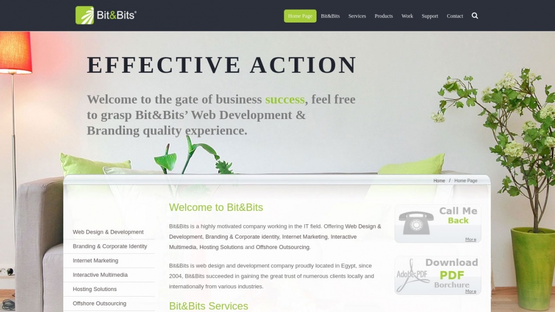 Screenshot of Bit&Bits's Website