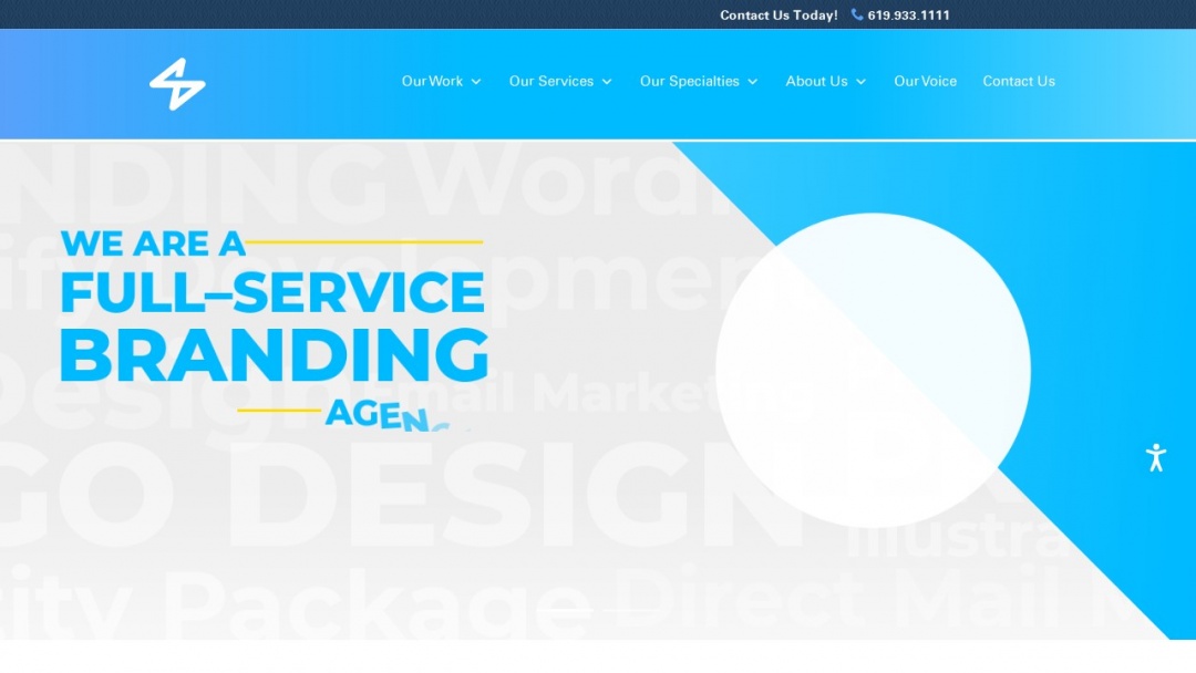 Screenshot of Chase Design's Website