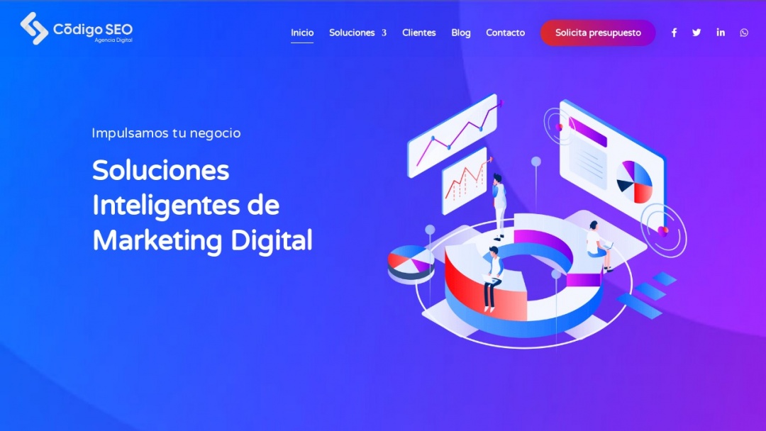 Screenshot of Código SEO's Website