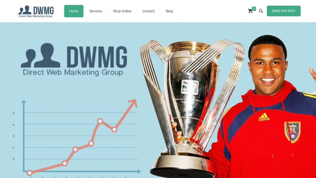 Screenshot of Direct Web Marketing Group, LLC's Website