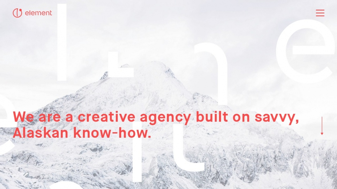 Screenshot of Element Agency's Website