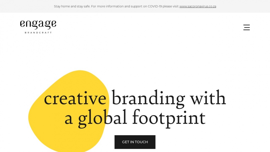 Screenshot of Engage Brandcraft's Website