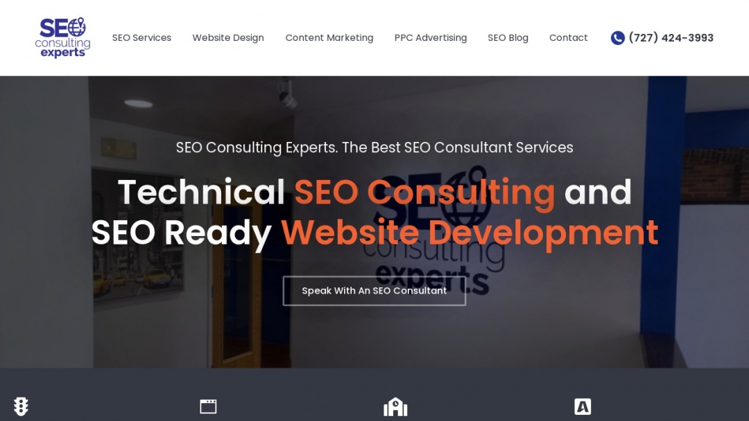 Screenshot of SEO Consulting Experts's Website