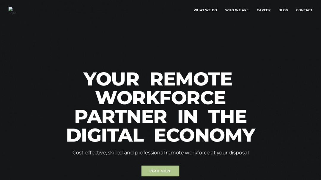 Screenshot of Coordea's Website