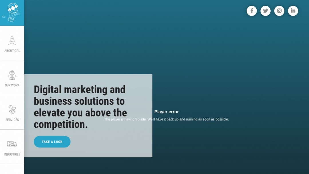 Screenshot of Creative Propulsion Labs's Website