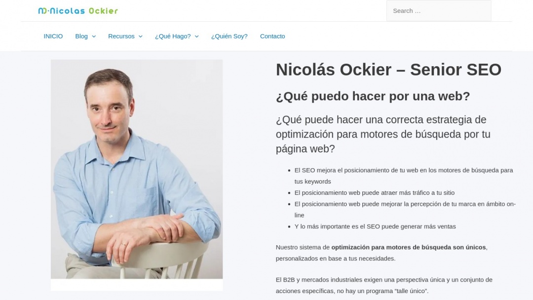 Screenshot of Cromaidea's Website