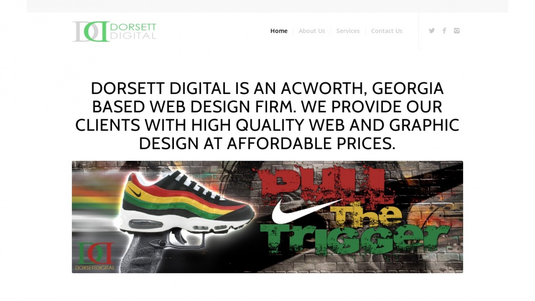 Screenshot of Dorsett Digital's Website
