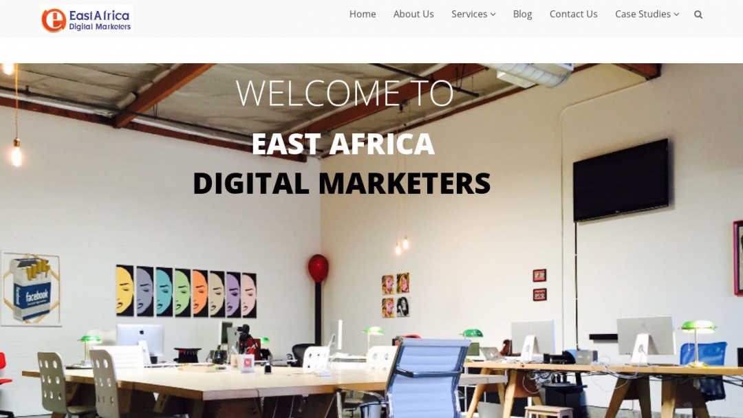 Screenshot of East Africa Digital Marketers's Website