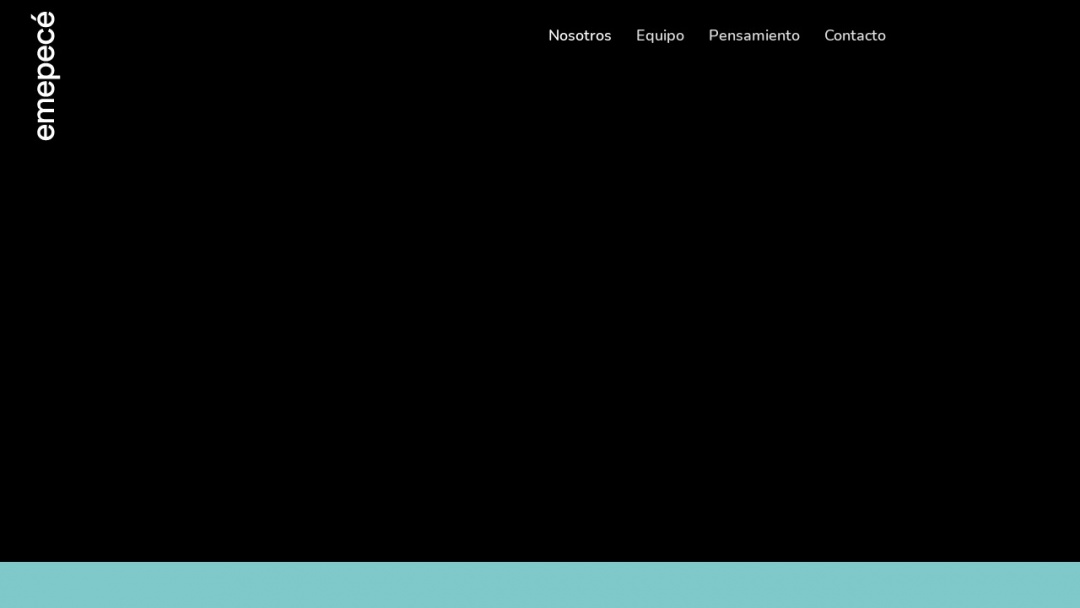 Screenshot of Emepecé Publicidad's Website