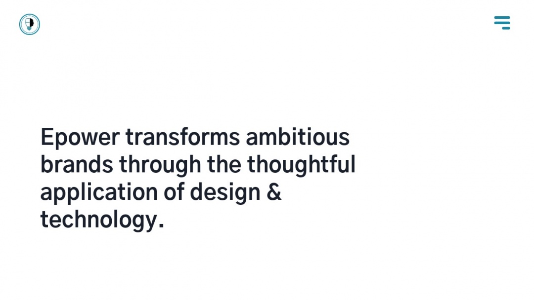 Screenshot of Epower's Website