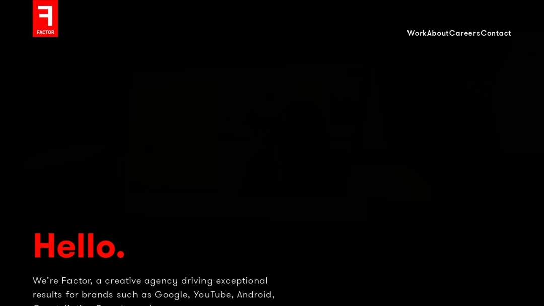 Screenshot of Factor San Francisco's Website