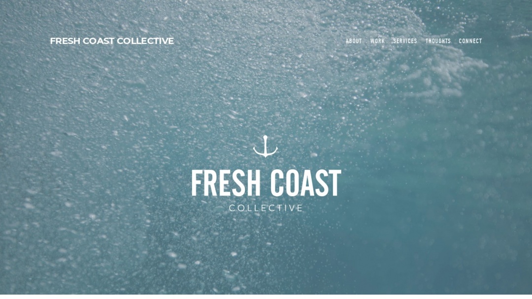 Screenshot of Fresh Coast Collective's Website