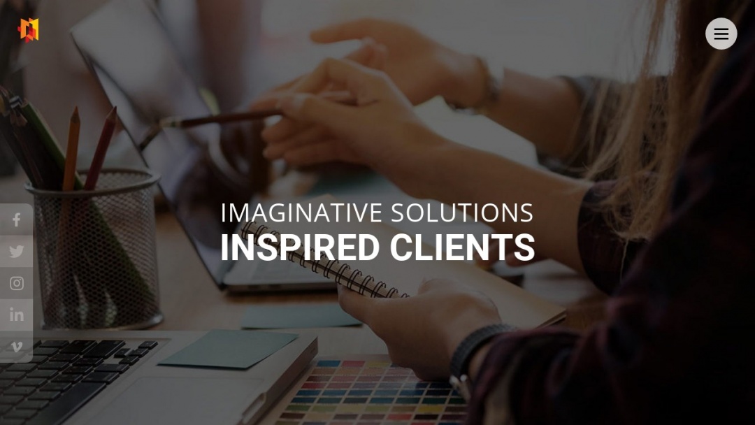 Screenshot of Gimga Group's Website