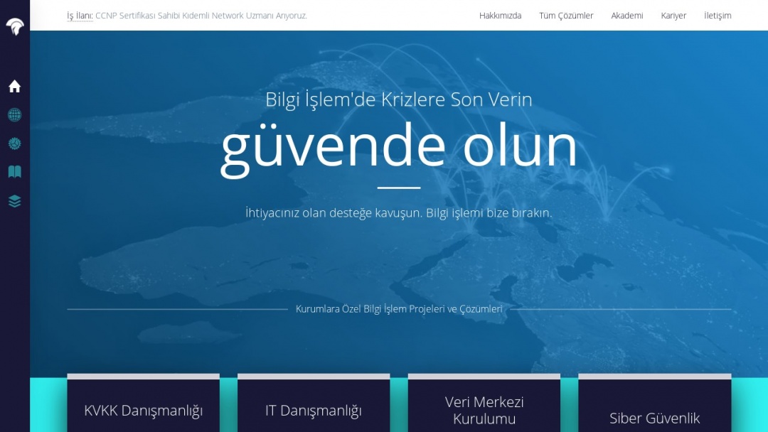 Screenshot of Heraklet Software Solutions's Website