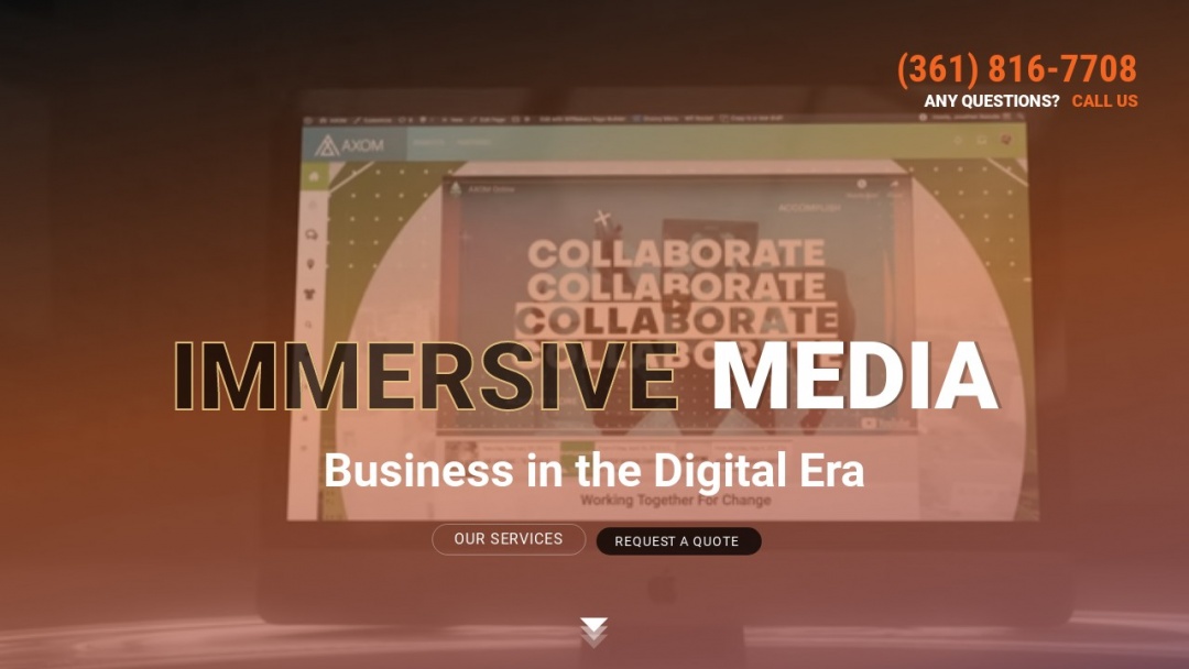 Screenshot of Hi-Res Media Group's Website