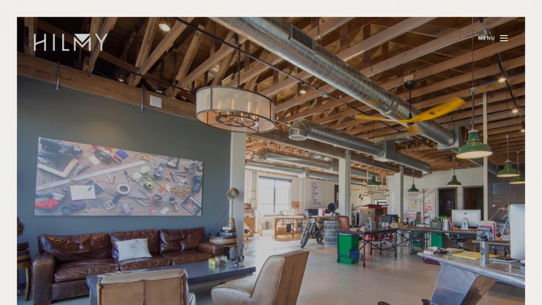 Screenshot of Hilmy's Website