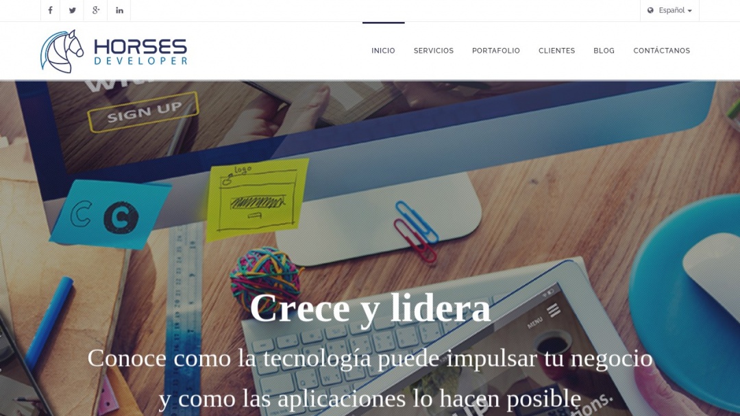 Screenshot of Horses Developer's Website