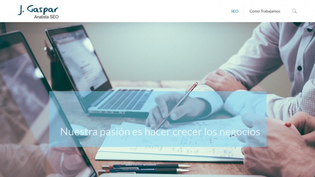 Screenshot of JGaspar SEO's Website