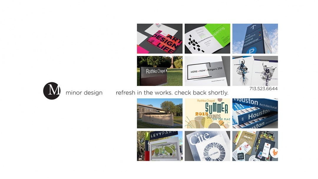Screenshot of Minor Design Group Inc's Website