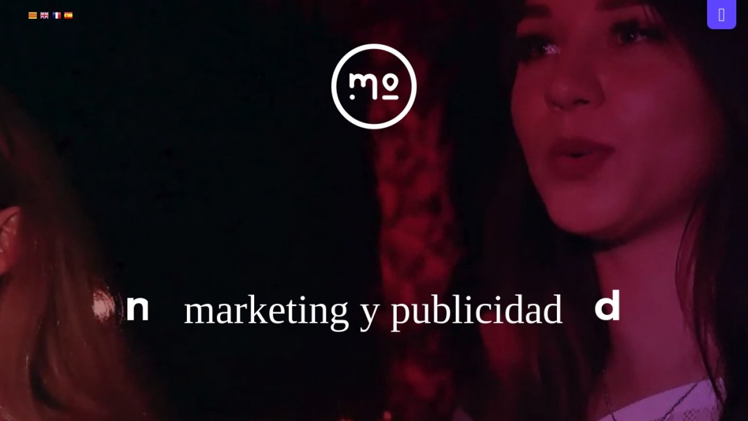 Screenshot of Movidagrafica Agencia de Marketing y Diseño's Website