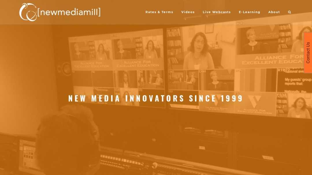 Screenshot of New Media Mill LLC's Website