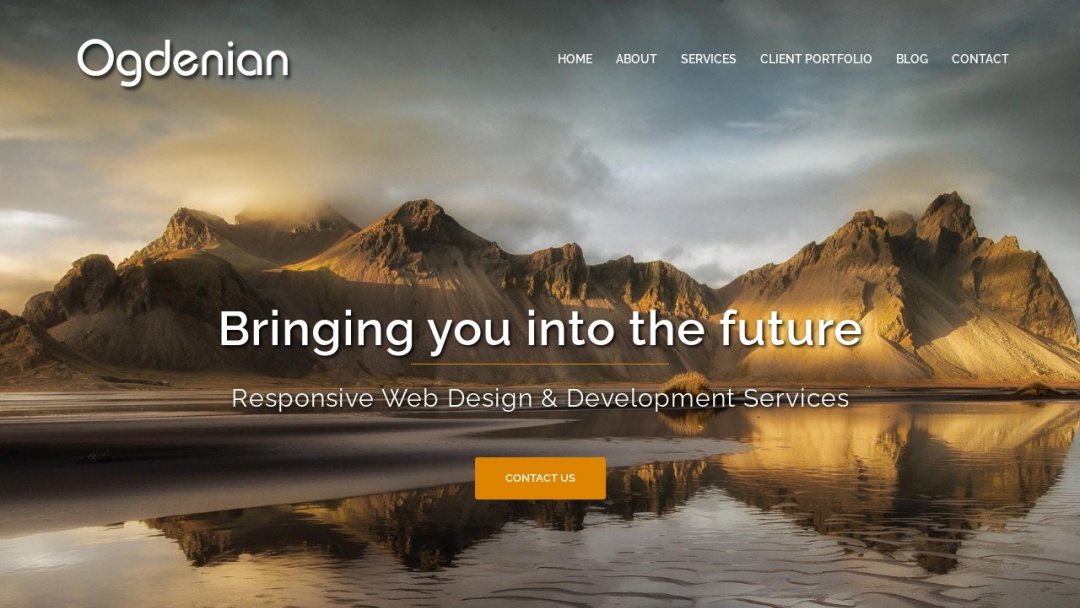 Screenshot of Ogdenian's Website