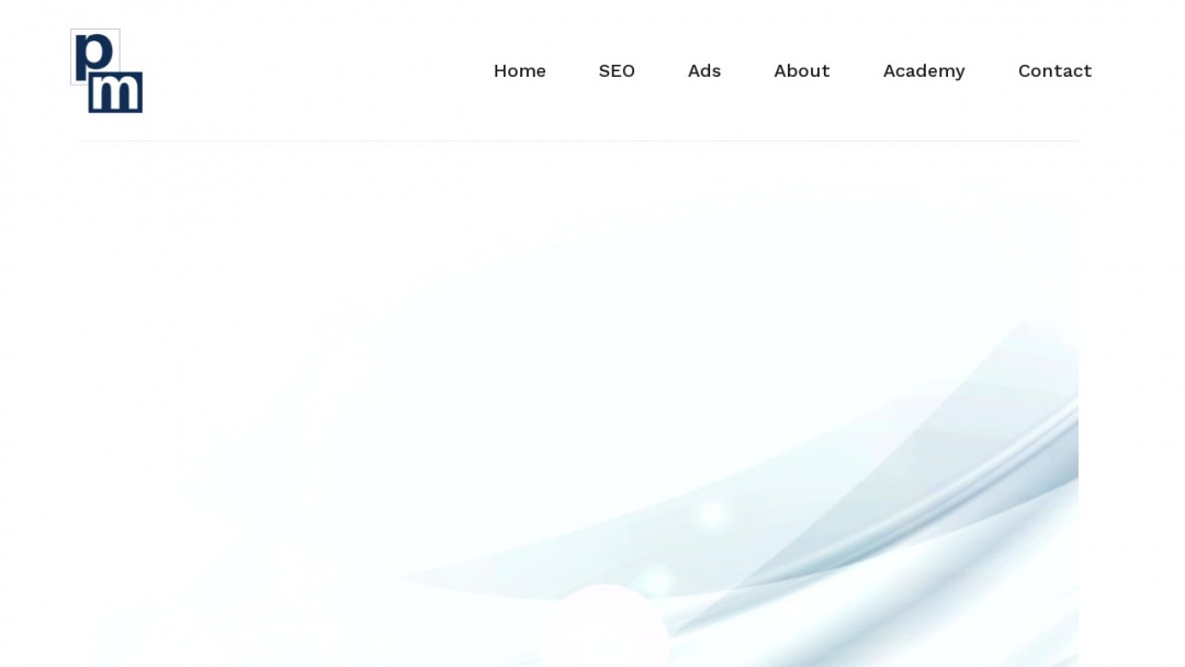 Screenshot of PopOff Marketing's Website