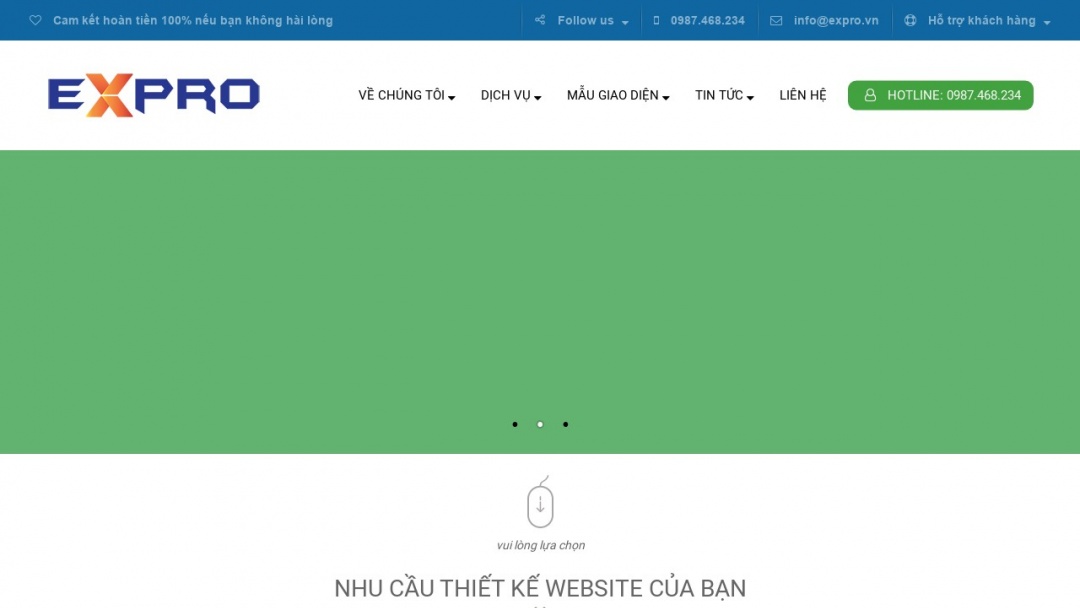 Screenshot of Expro - Website Design Agency's Website
