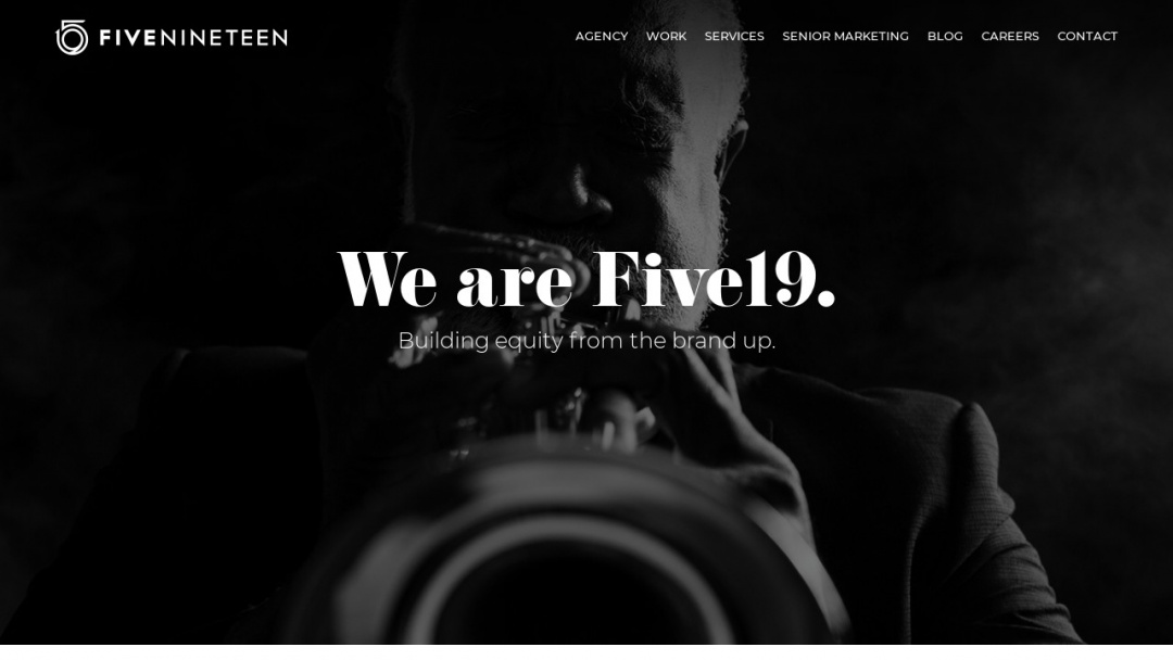 Screenshot of FIVE19's Website