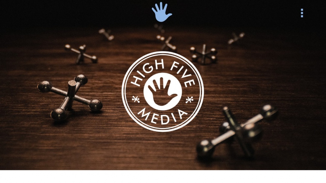Screenshot of High Five Media Group's Website
