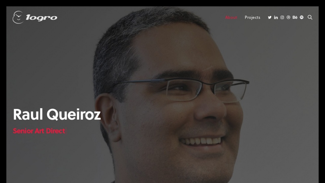 Screenshot of Humans Creative Group's Website