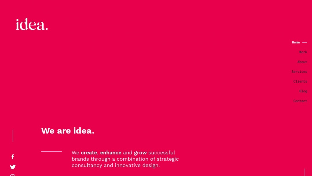 Screenshot of Idea Dublin's Website