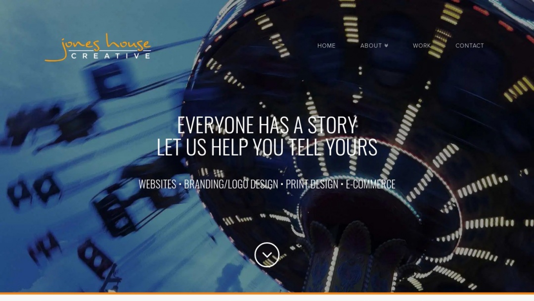 Screenshot of Jones House Creative's Website