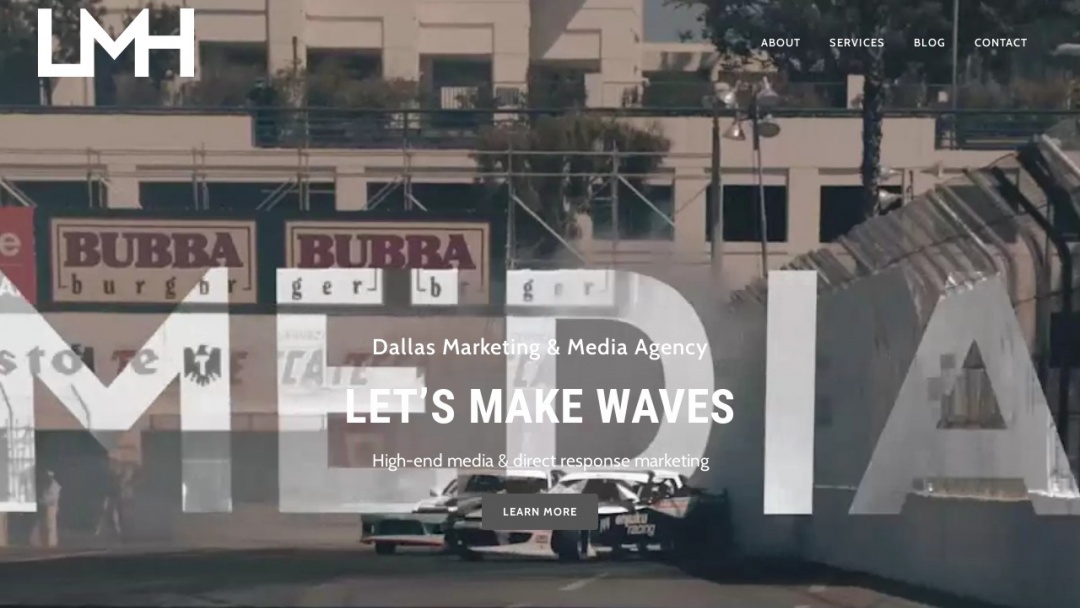 Screenshot of Lokal Media House's Website