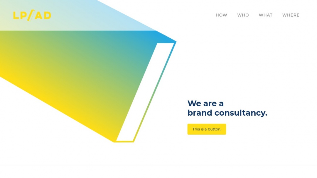 Screenshot of LP/AD's Website