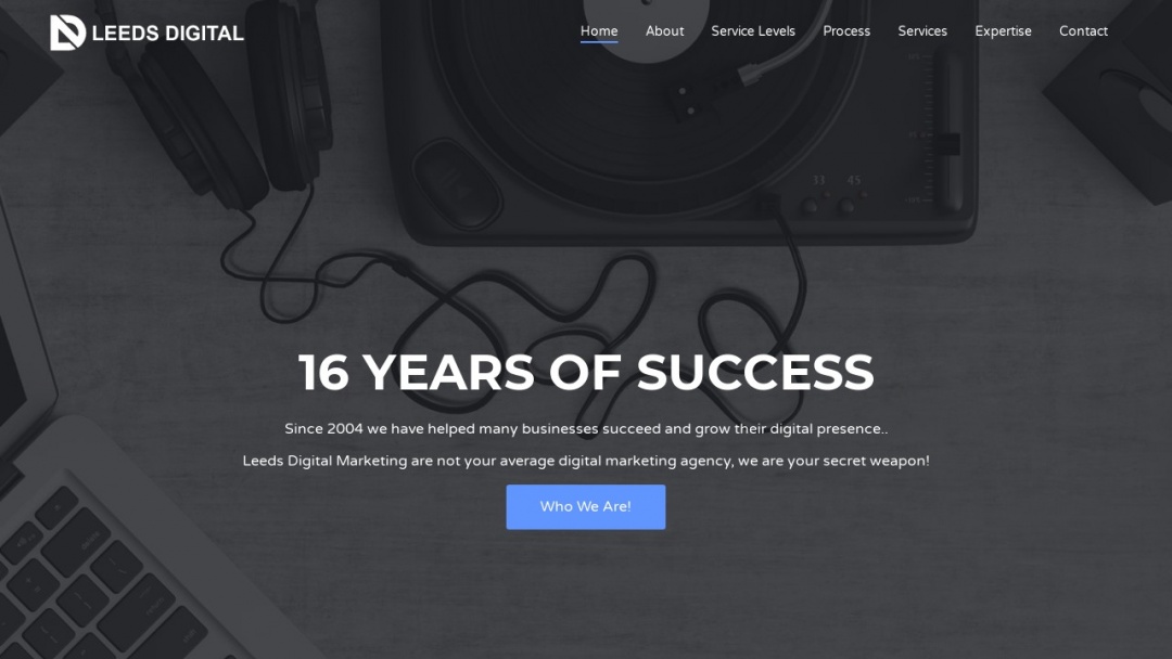 Screenshot of Mediaventure's Website