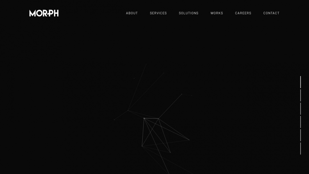 Screenshot of Morph Digital Solutions Private Limited's Website