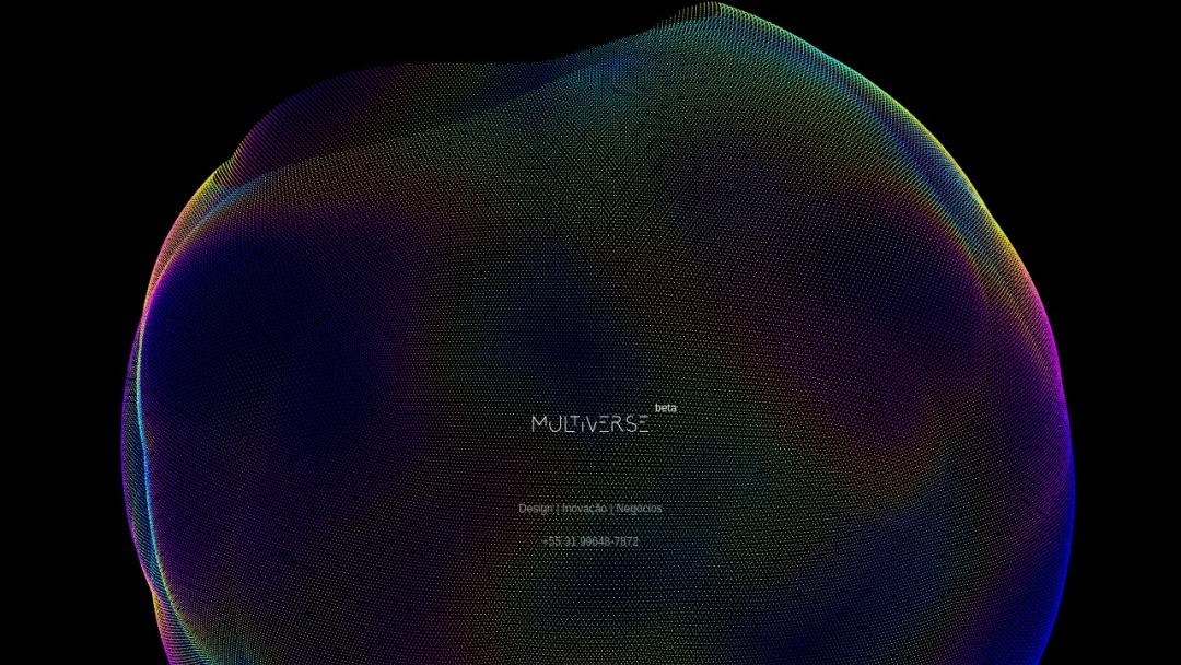 Screenshot of Multiverse's Website