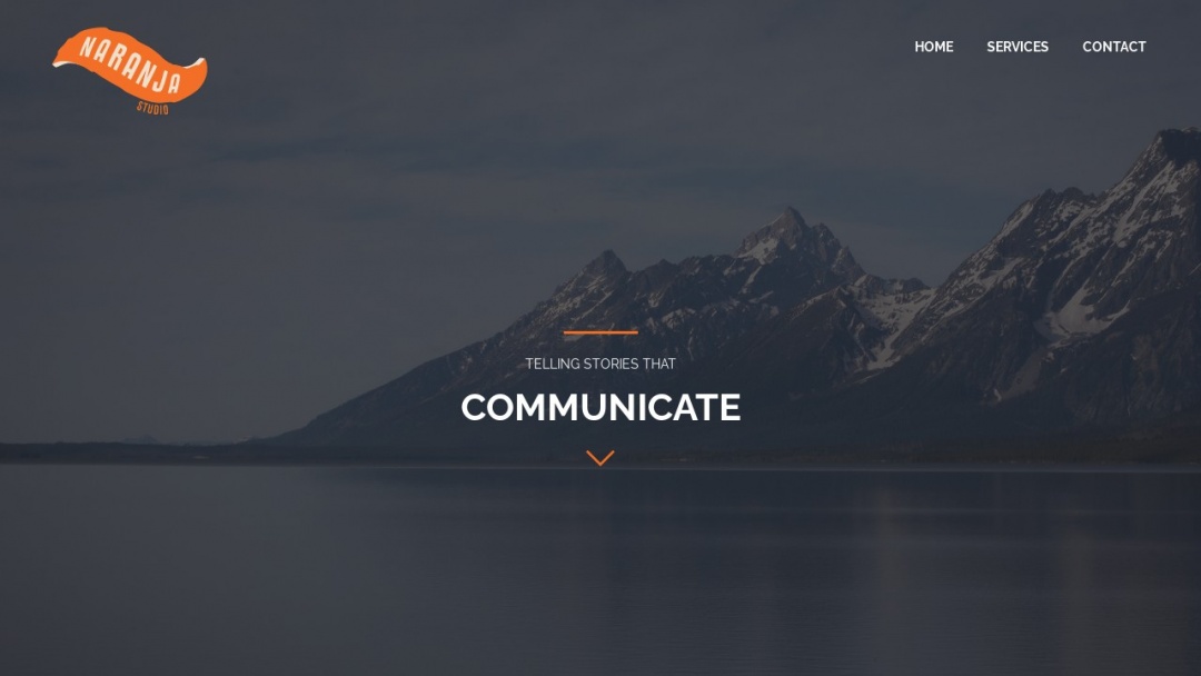 Screenshot of Naranja Studio LLC's Website