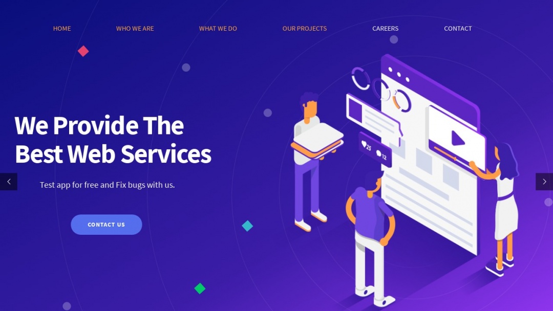 Screenshot of OFD's Website