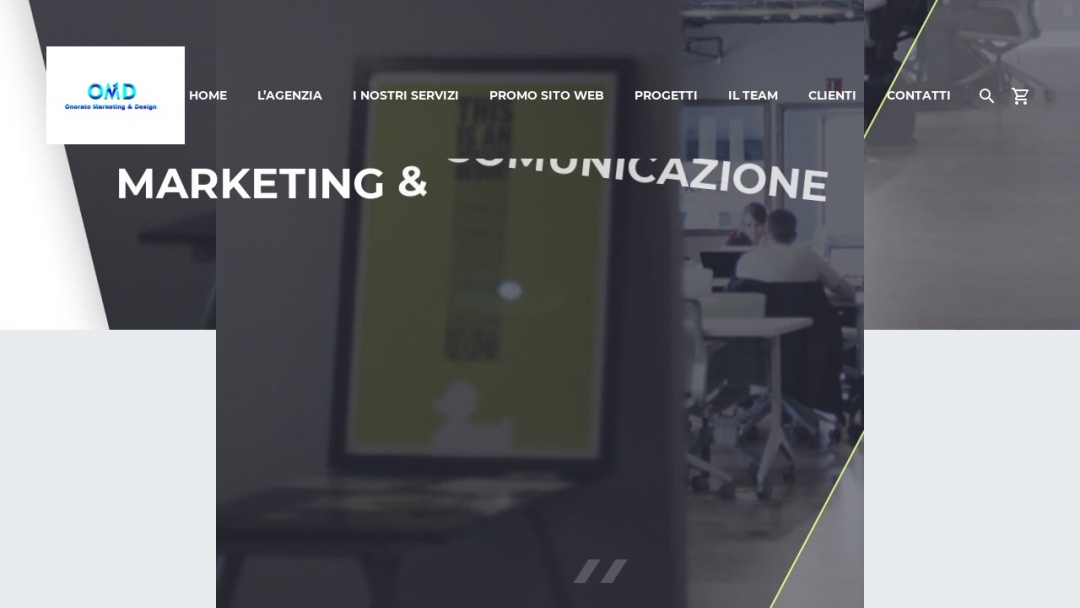 Screenshot of Onorato Marketing & Design's Website