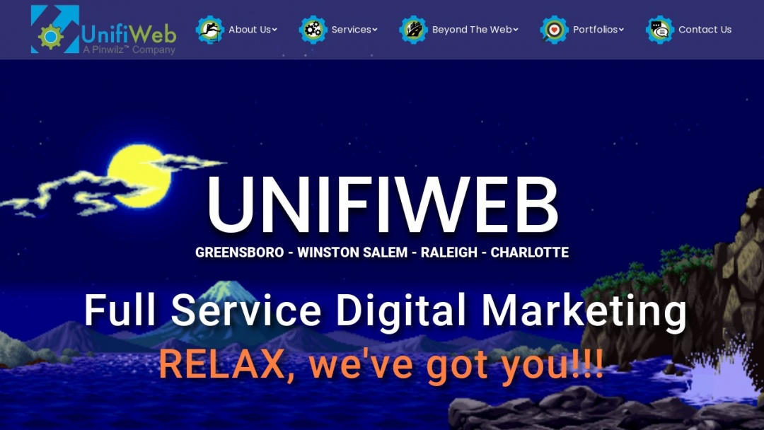 Screenshot of Pinwilz - Unifiweb - Winston Salem's Website
