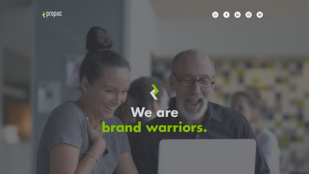 Screenshot of Propac Agency's Website